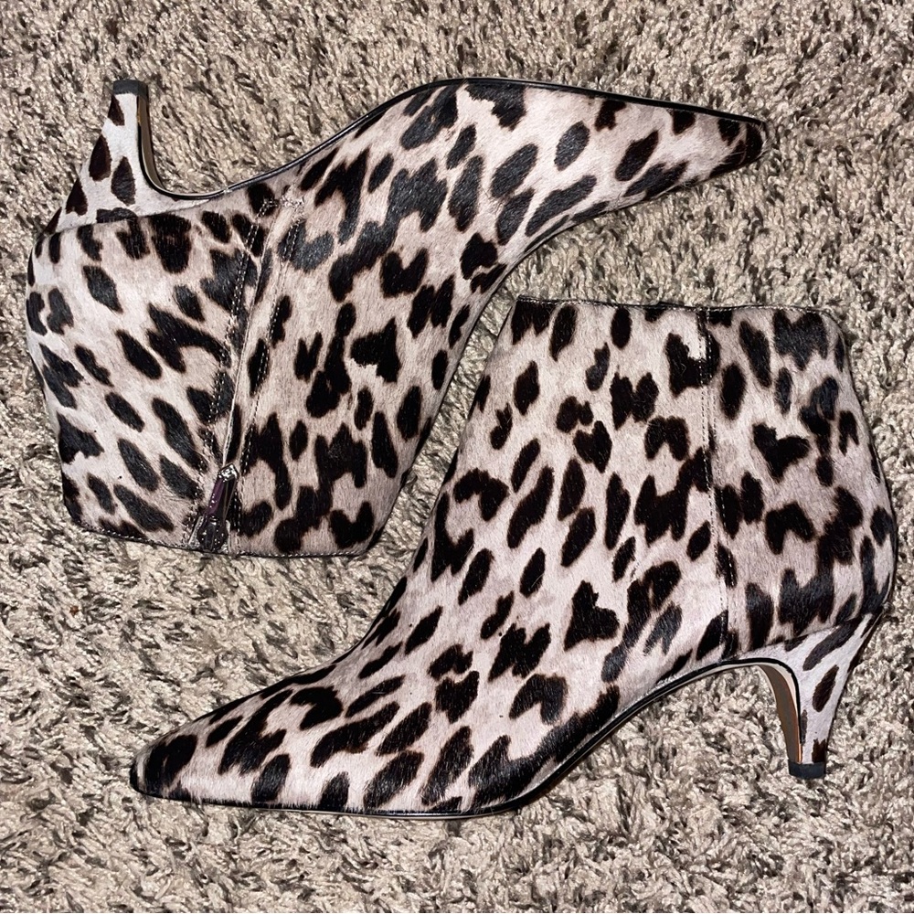 Sam Edelman faux fur kitten heel booties